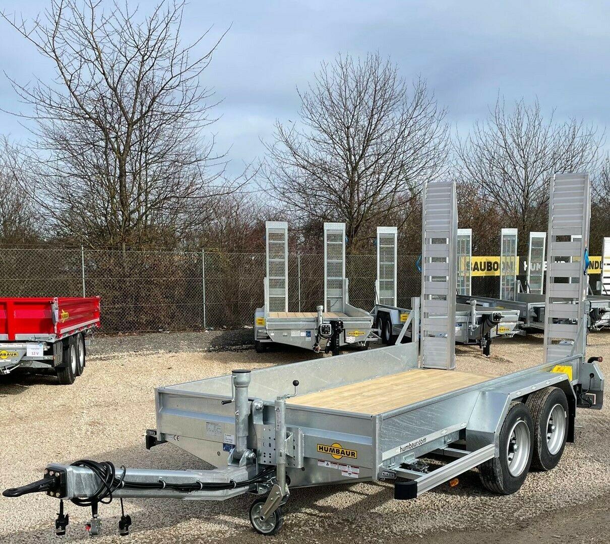 Humbaur 7,5 to Tandem-Tieflader-Durchfahrbar-Alu