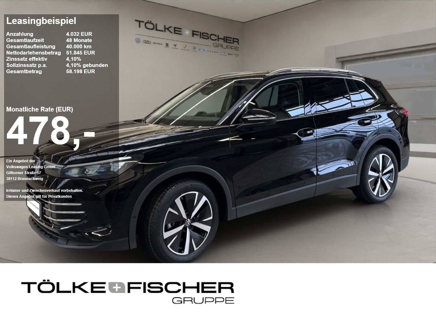 Volkswagen Tiguan 1.5 l eTSI DSG ACC WKR AHK Rückfahrkamara foto 1