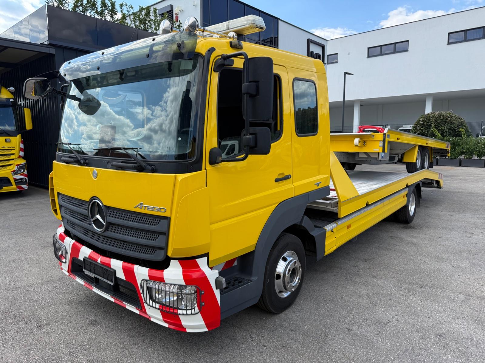 Mercedes-Benz ATEGO 816 DOPPEL KABINE 6.SITZER ALU TISCHER