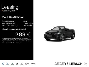 Volkswagen Leasingangebot: Volkswagen T-Roc Cabriolet 1.5 TSI DSG R-LINE BLACK-STYLE*L