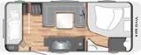 LMC Vivo 522 K Etagenbetten 2000kg Franz.Bett - LMC Vi