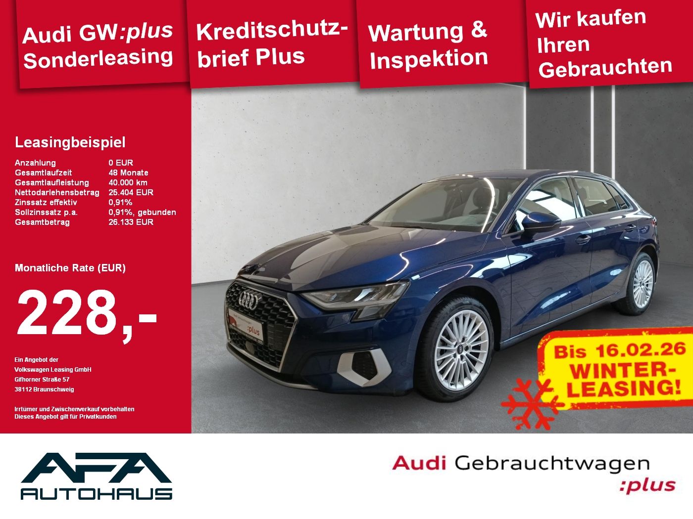 Audi A3 Sportback 35 TFSI Advan. Smart.Int*PDC*GRA*SH