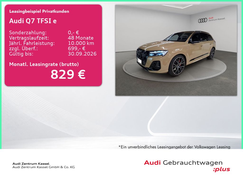 Audi Q7 TFSIe qu. S line Laser B&O Pano AHK HuD 360°