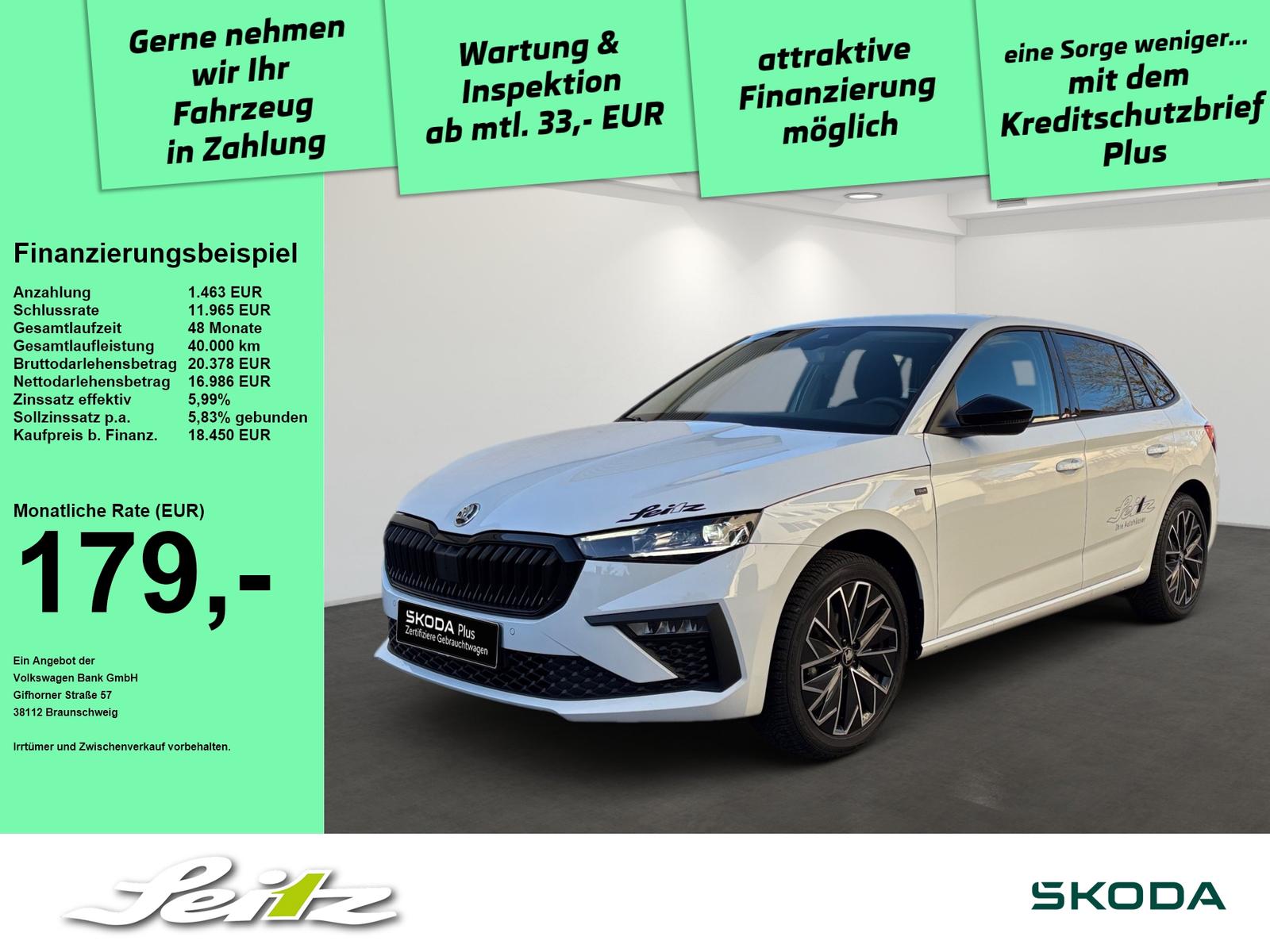 Skoda Scala 1.0 TSI Selection *MATRIX*KAMERA*SITZH*