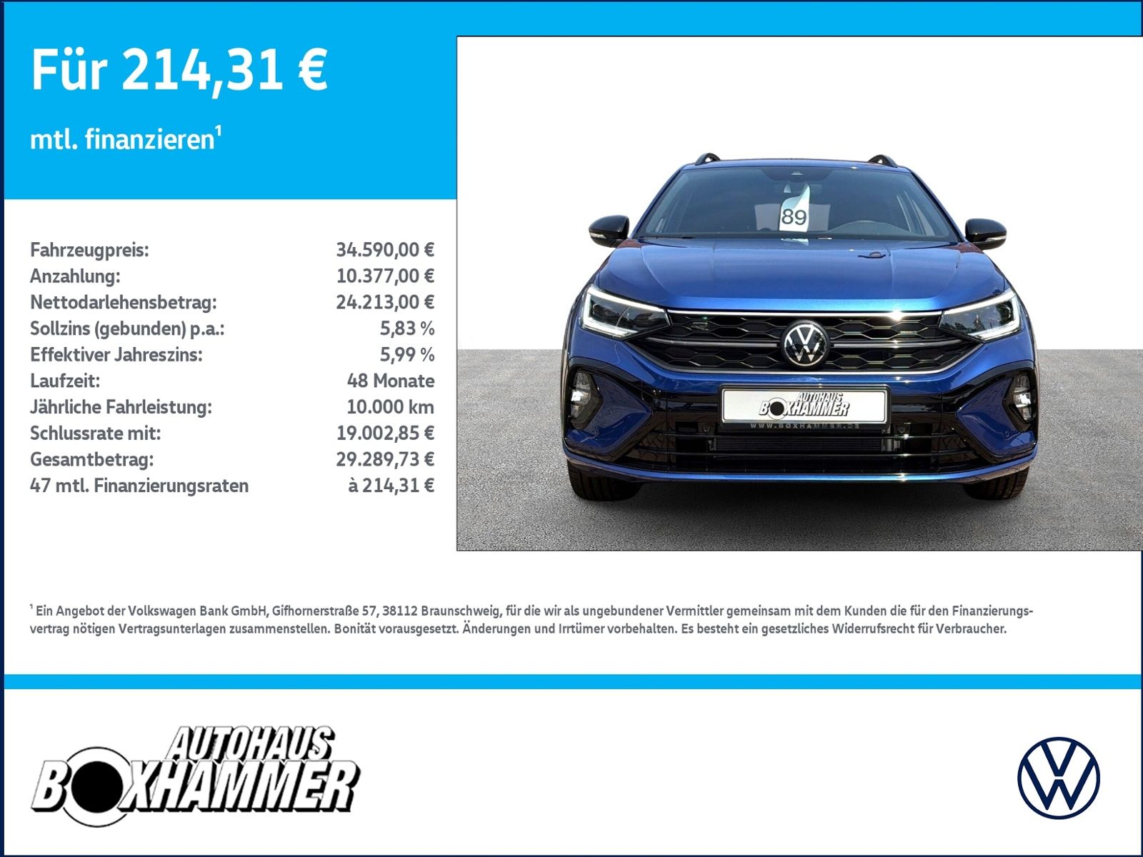 Volkswagen Taigo 1,5 TSI DSG R-Line AHK IQ.DRIVE BLACK.ST foto 3