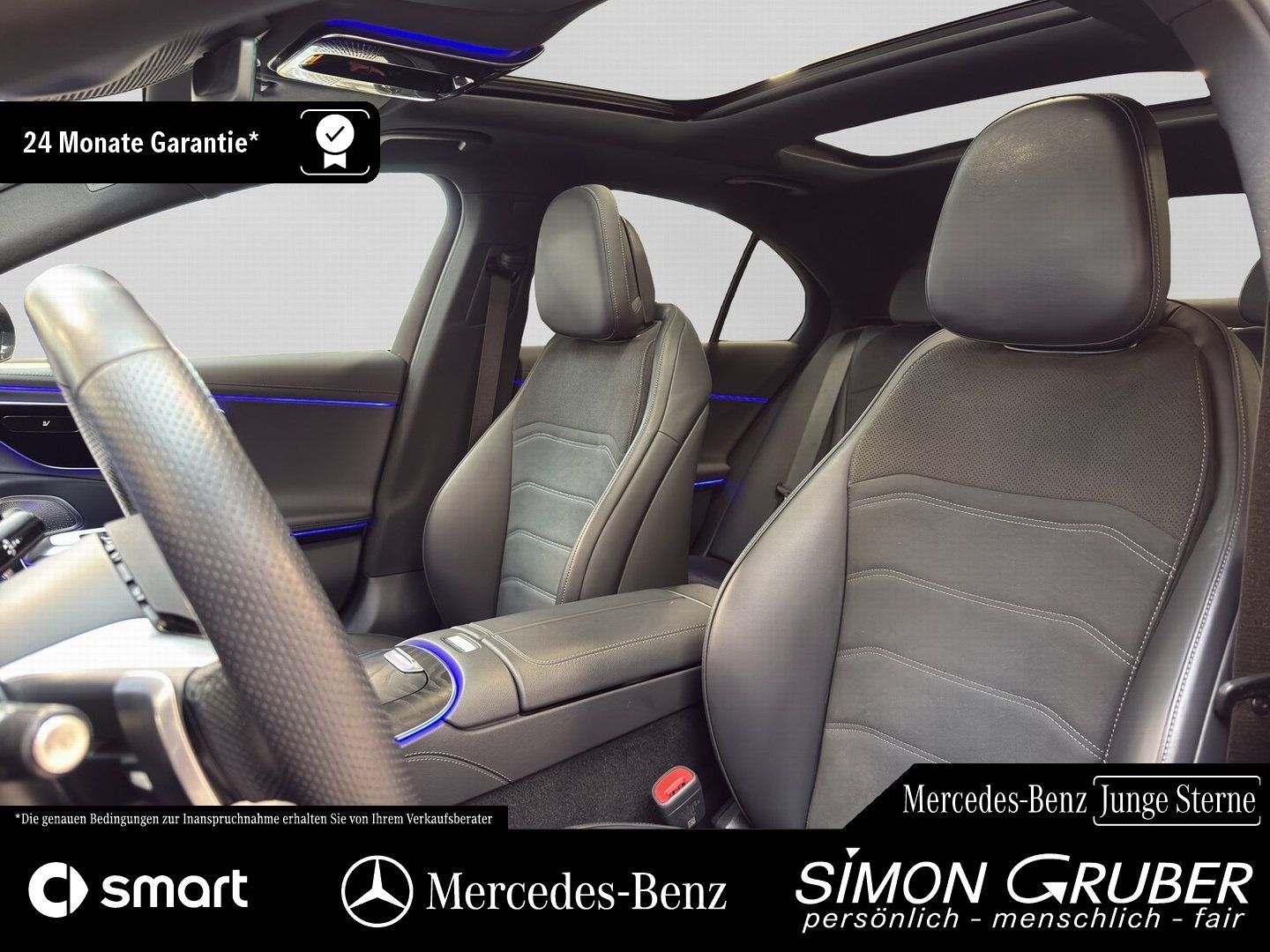 Fahrzeugabbildung Mercedes-Benz E 220 d AMG Night Pano Superscreen Burm 20 Zoll