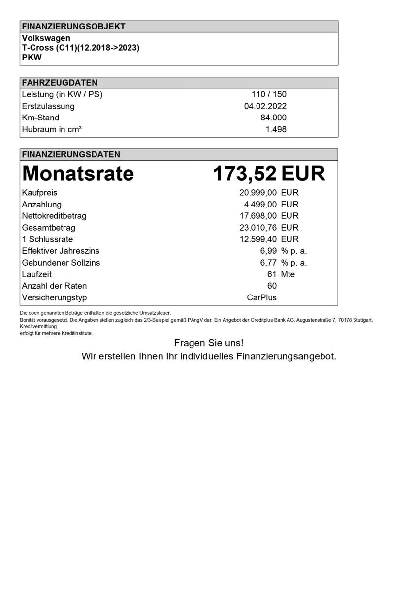 Volkswagen T-Cross Style DSG*ACC*KAMERA*1 Hand, миниатюра 10