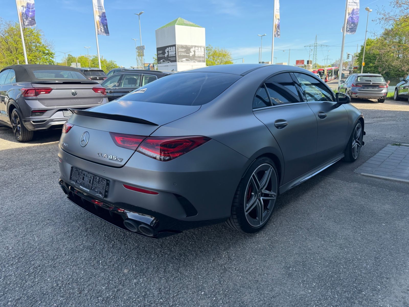 Mercedes-Benz CLA 45S AMG 4M PerfSitze Belüftung Night Matt foto 3