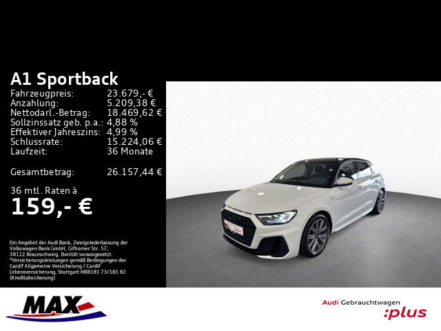 A1 Sportback 30TFSI S LINE LED+OPTIK+MMI NAV+VCP