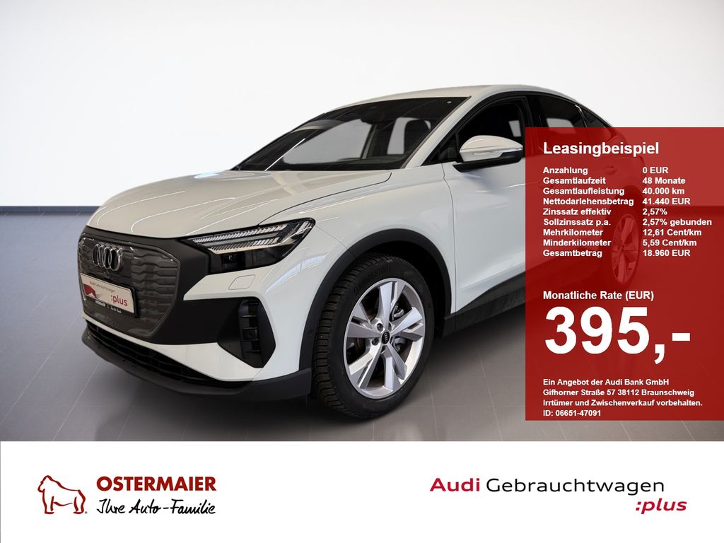 Q4 Sportback e-tron 45 286PS WÄRMEPUMPE.MATRIX.H