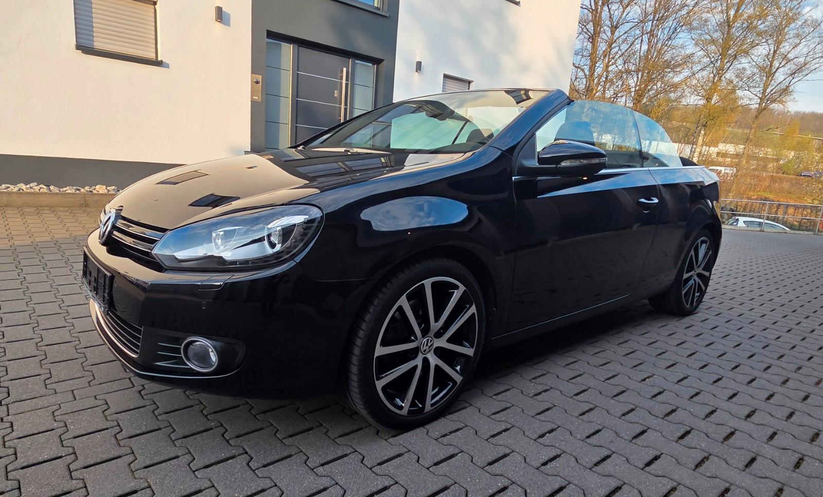 Volkswagen Golf VI Cabrio Navi 8Fach 12m.Garant Ser.h HUneu