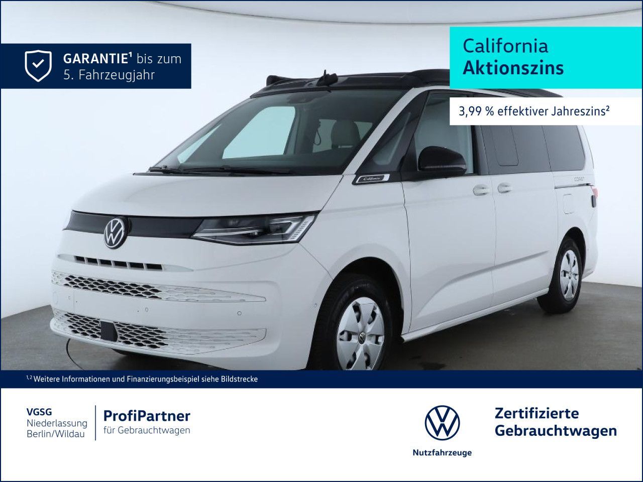 Volkswagen California Coast AHK TravelAssist Bluetooth Navi