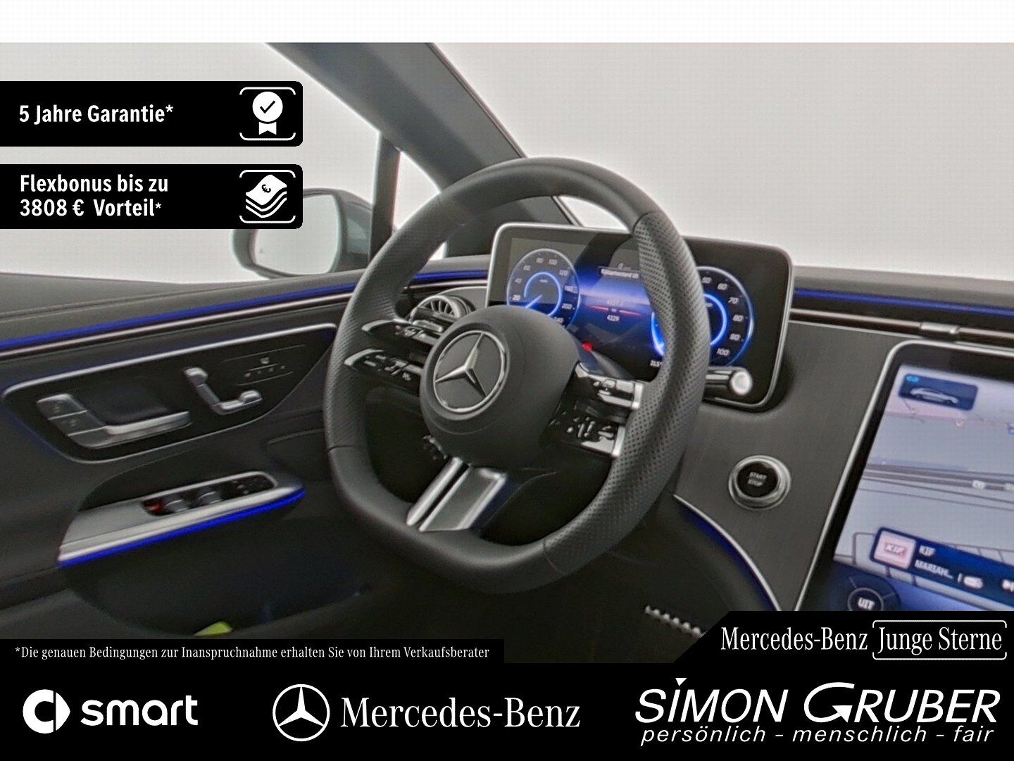 Fahrzeugabbildung Mercedes-Benz EQE 300 AMG Pano Airmatic Leder DigiLight Ambi+