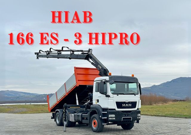 MAN TGS 26.400 * HIAB 166 ES-3HIPRO + FUNK * 6x4