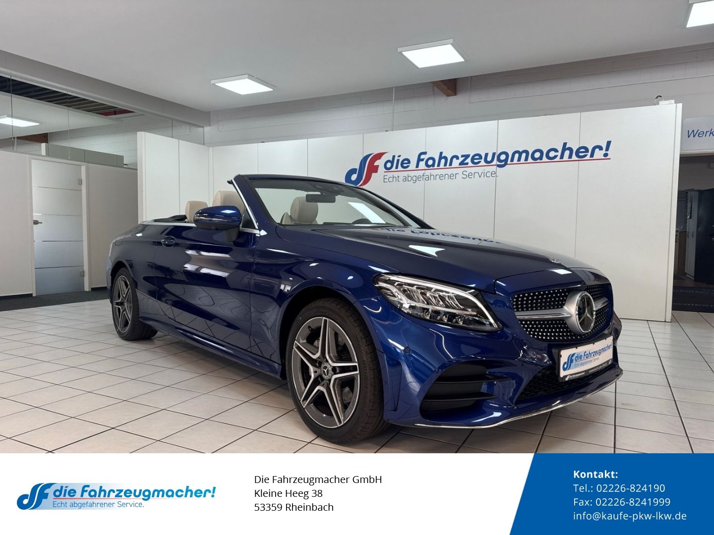 Fahrzeugabbildung Mercedes-Benz C 200 Cabrio 4Matic Sportpaket AMG LED Leder Mem