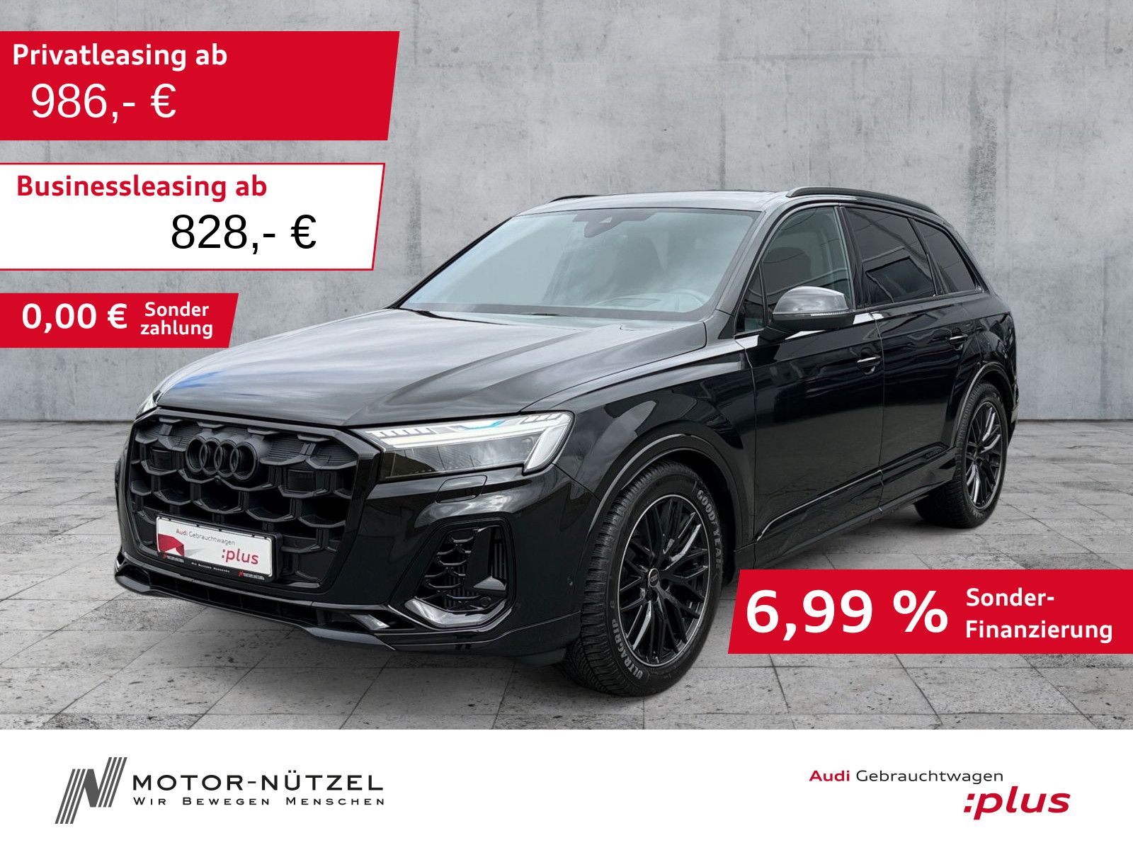 Audi SQ7 TFSI QU MATRIX+NAVI+HuD+B&O+RFK+AIR+AHK+PANO