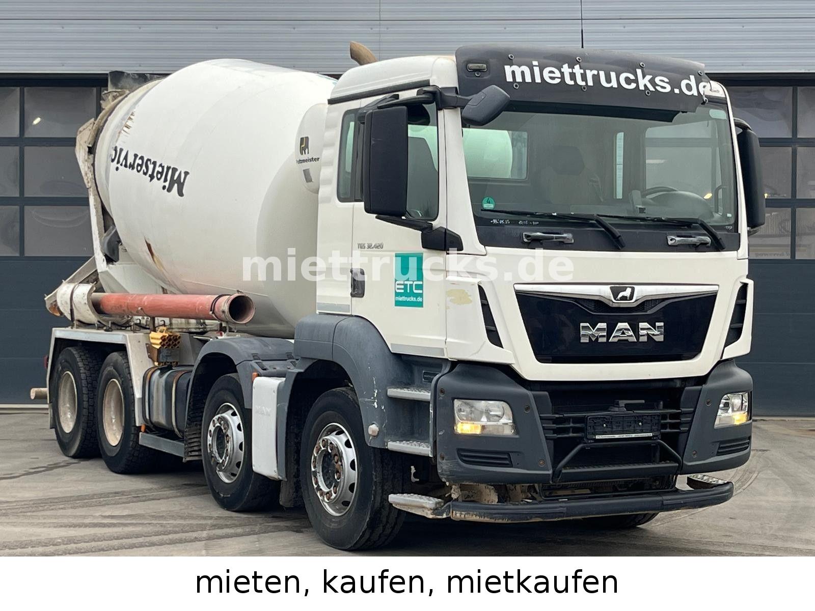 MAN 32.420 Putzmeister 10cbm 3/4 Klappe Mietkauf