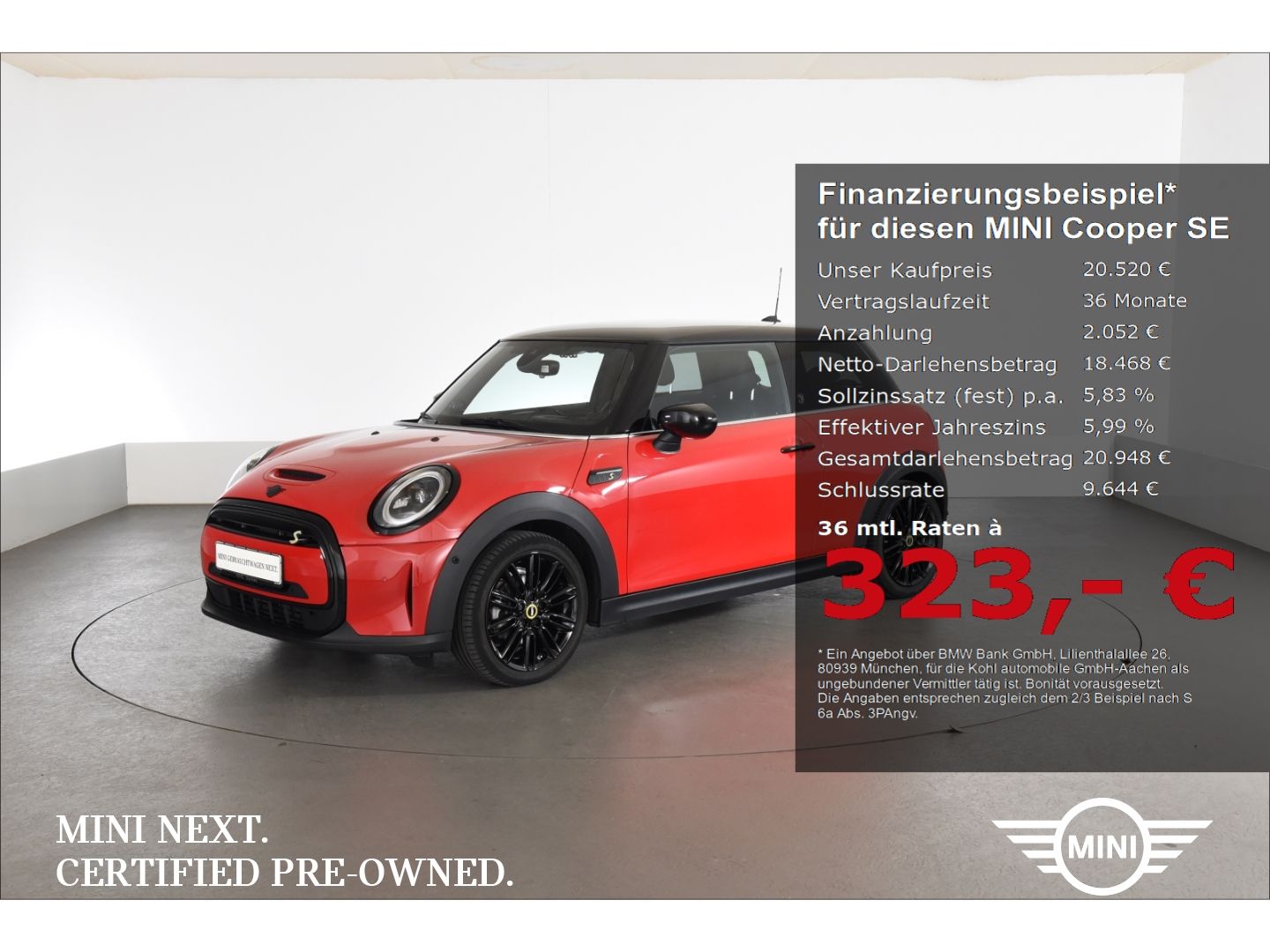 MINI Cooper SE Mini Yours Trim Rückfahrkamera Sitzhei