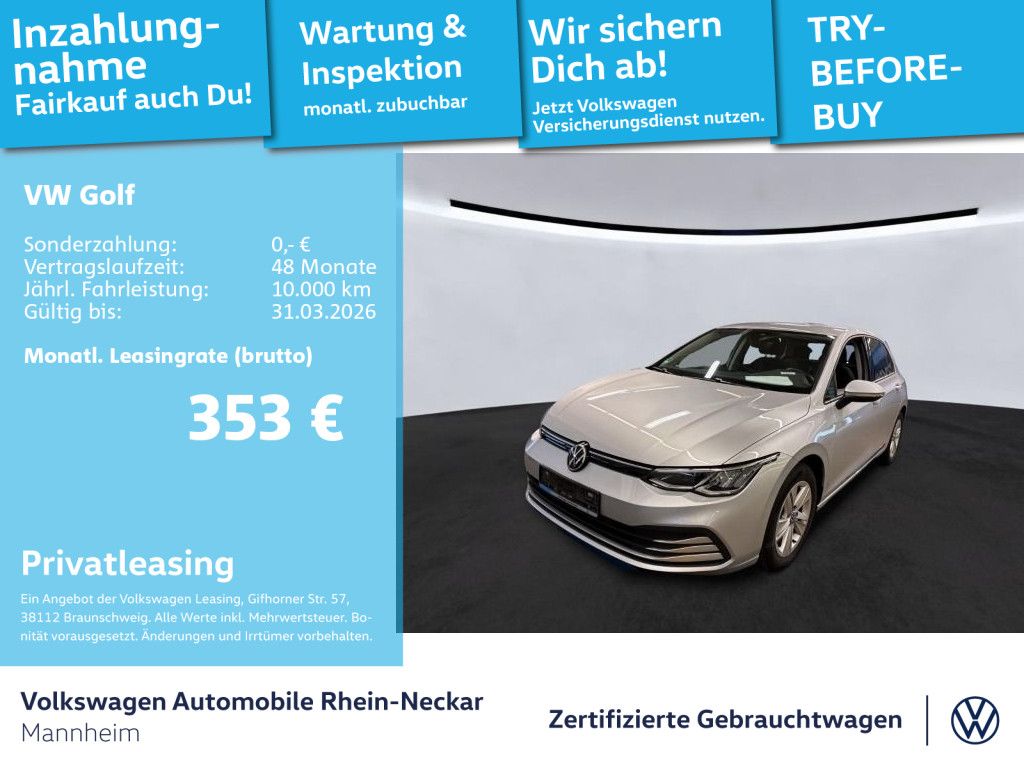 Volkswagen Golf VIII 1.0 TSI NAVI PDC LED uvm