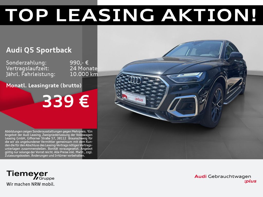Audi Q5 Sportback 40 TFSI Q S LINE AHK LM20 eSITZE