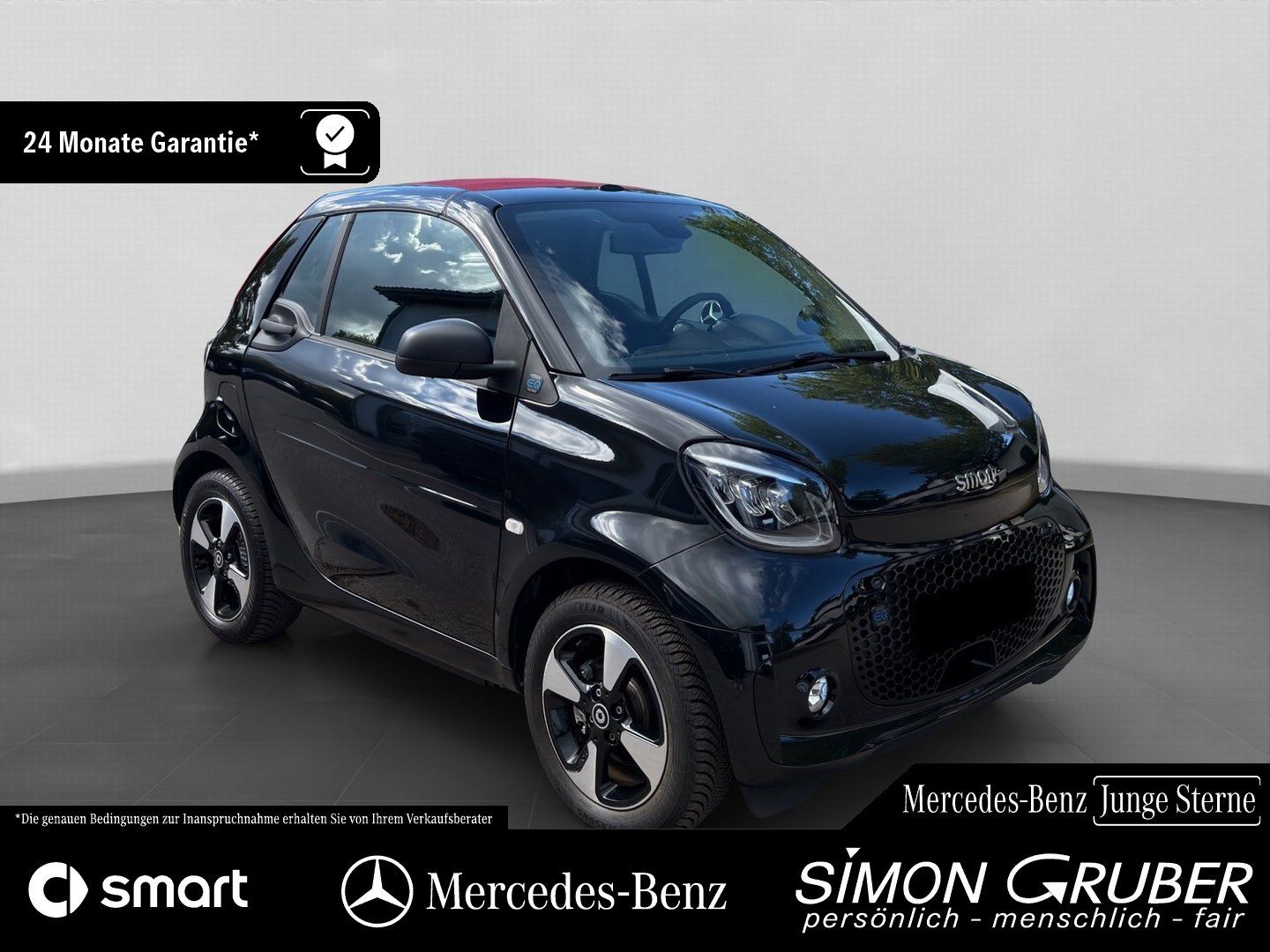 Fahrzeugabbildung Smart fortwo EQ Cabrio Exclusive Winter VollLED Kamera