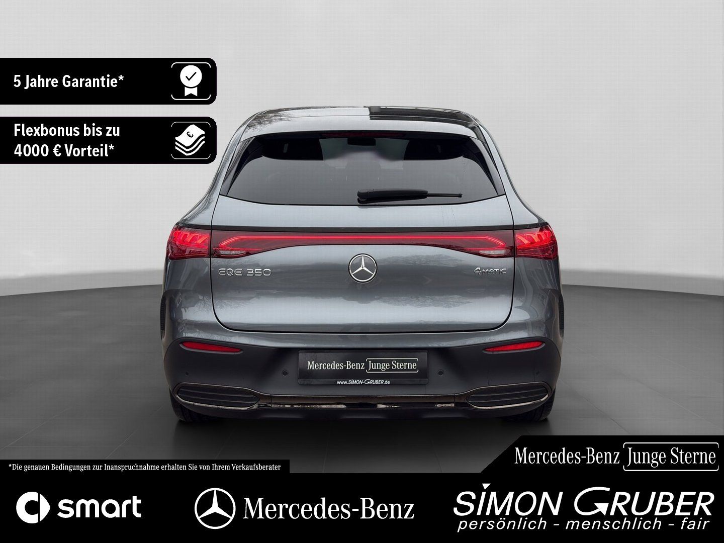 Fahrzeugabbildung Mercedes-Benz EQE 350 4M SUV AMG Pano Airmatic Leder AHK