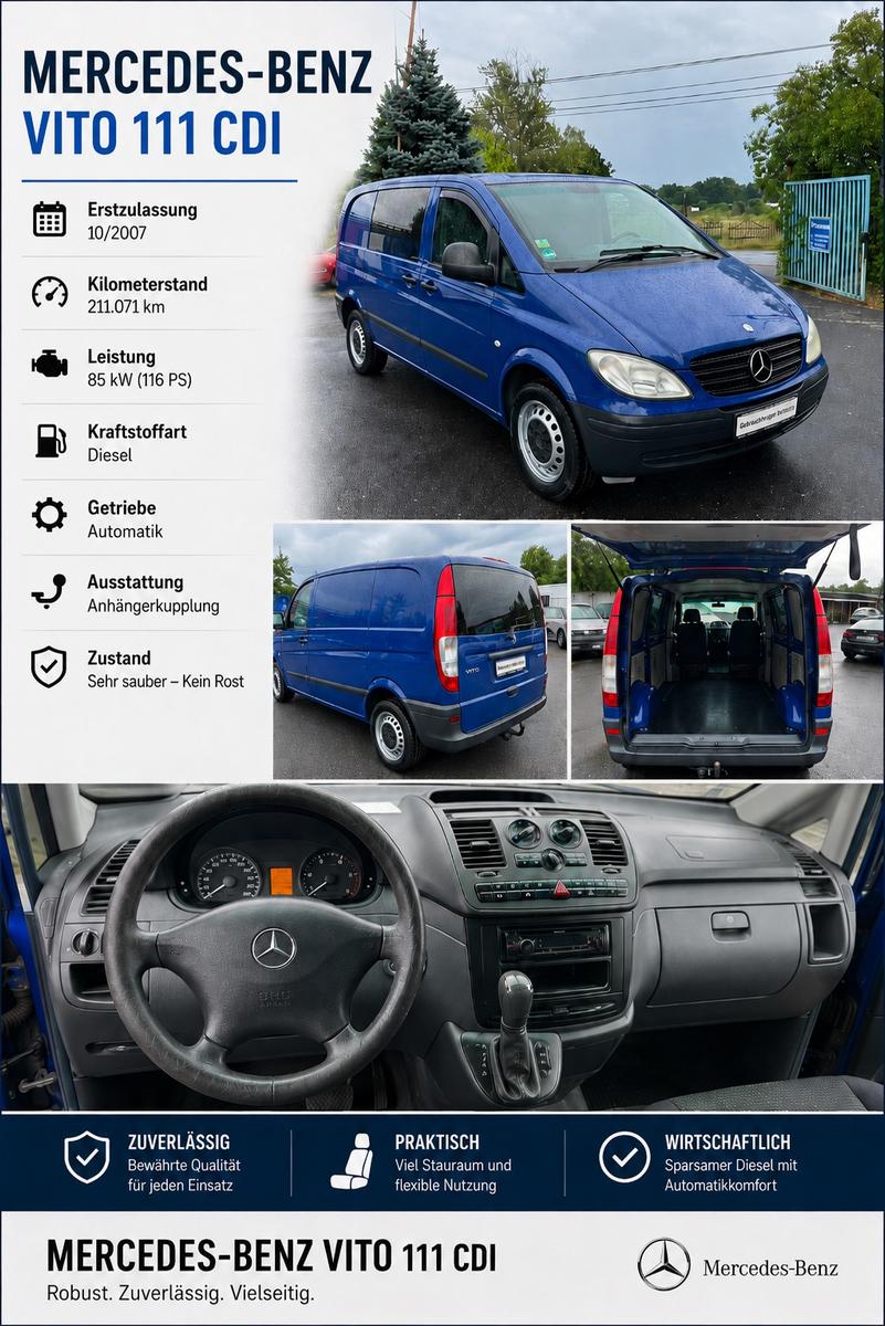 Mercedes-Benz Vito Kasten 111 CDI kompakt
