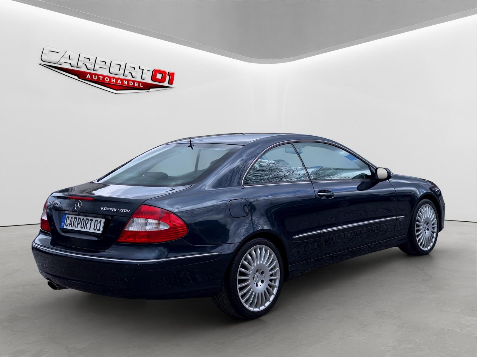 Mercedes-Benz CLK 200 Coupe Kompressor/Scheckheft/Navi/Leder/