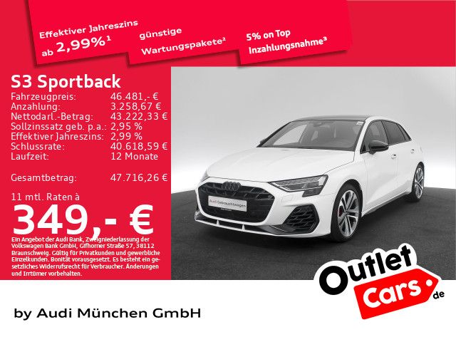 AUDI S3 Sportback TFSI S tronic Pano/HuD/SONOS/Matrix