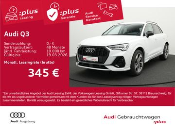 Audi Leasingangebot: Audi Q3 S line 35 TFSI S tr. Optik schwarz*AHK*8-fach