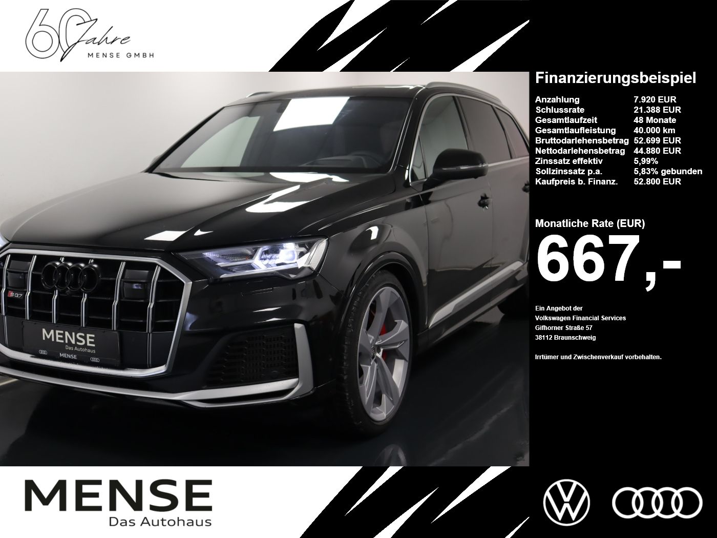 Audi SQ7 quattro tiptronic |AHK|Luft|SD|HUD