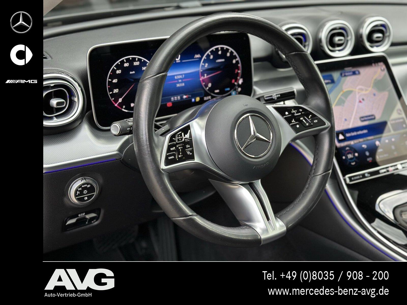 Mercedes-Benz C-Class Avantgarde Advanced+ Panorama LED Memory, миниатюра 18