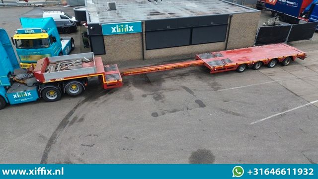 ES-GE 4-achs. Teleskop. Semi Tieflader // 2x nachlauf