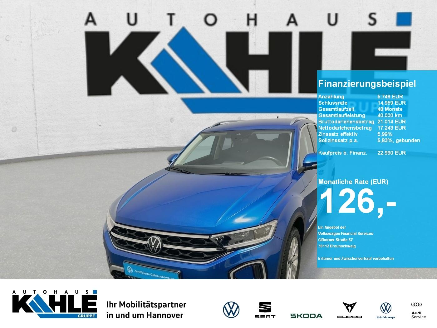 Volkswagen T-Roc 1.5 TSI GJR SHZ ACC el. Spiegel Lane Ass.