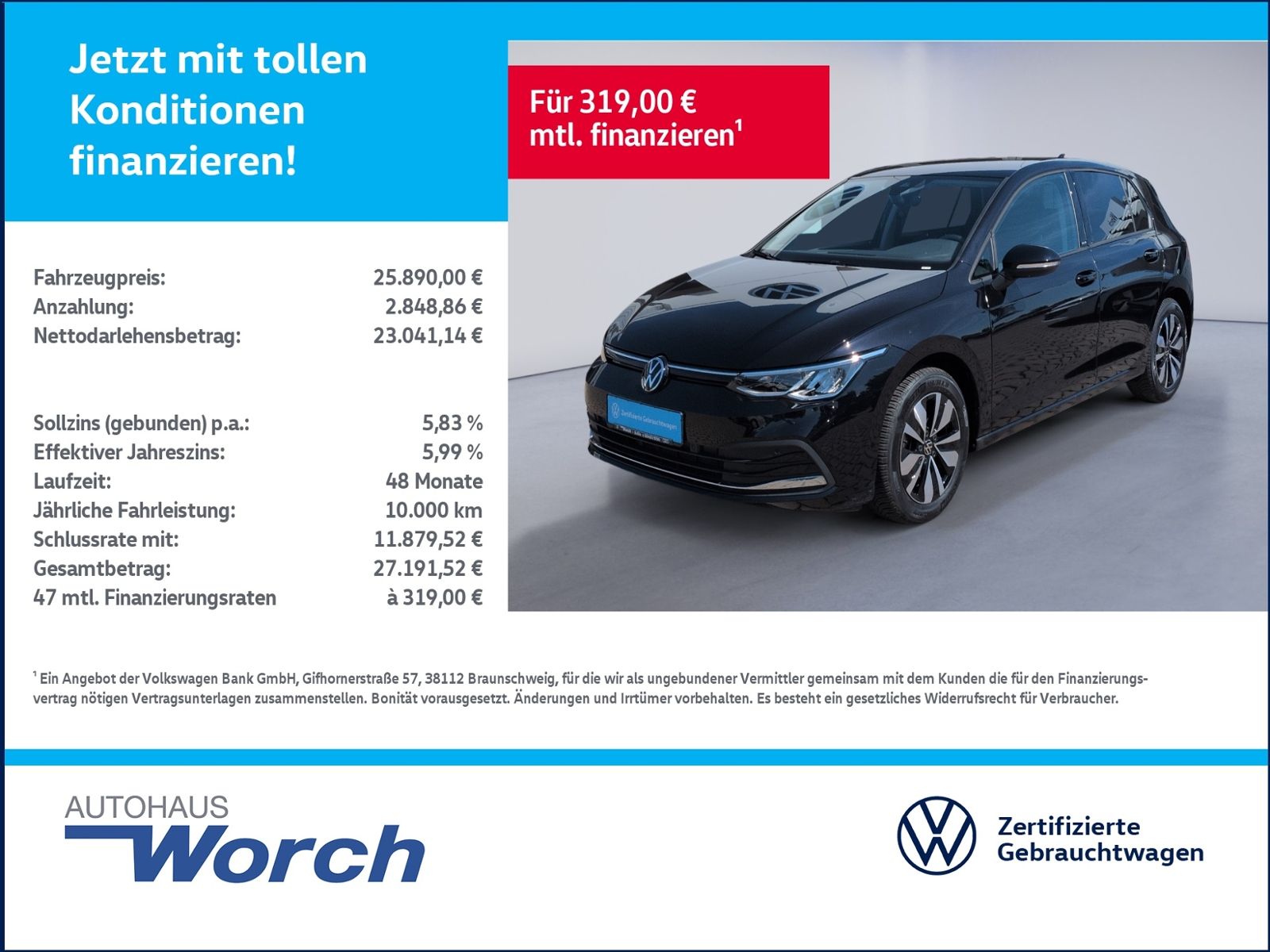 Golf VIII 2.0 TDI DSG Move NAVI+LED+APP+SHZ