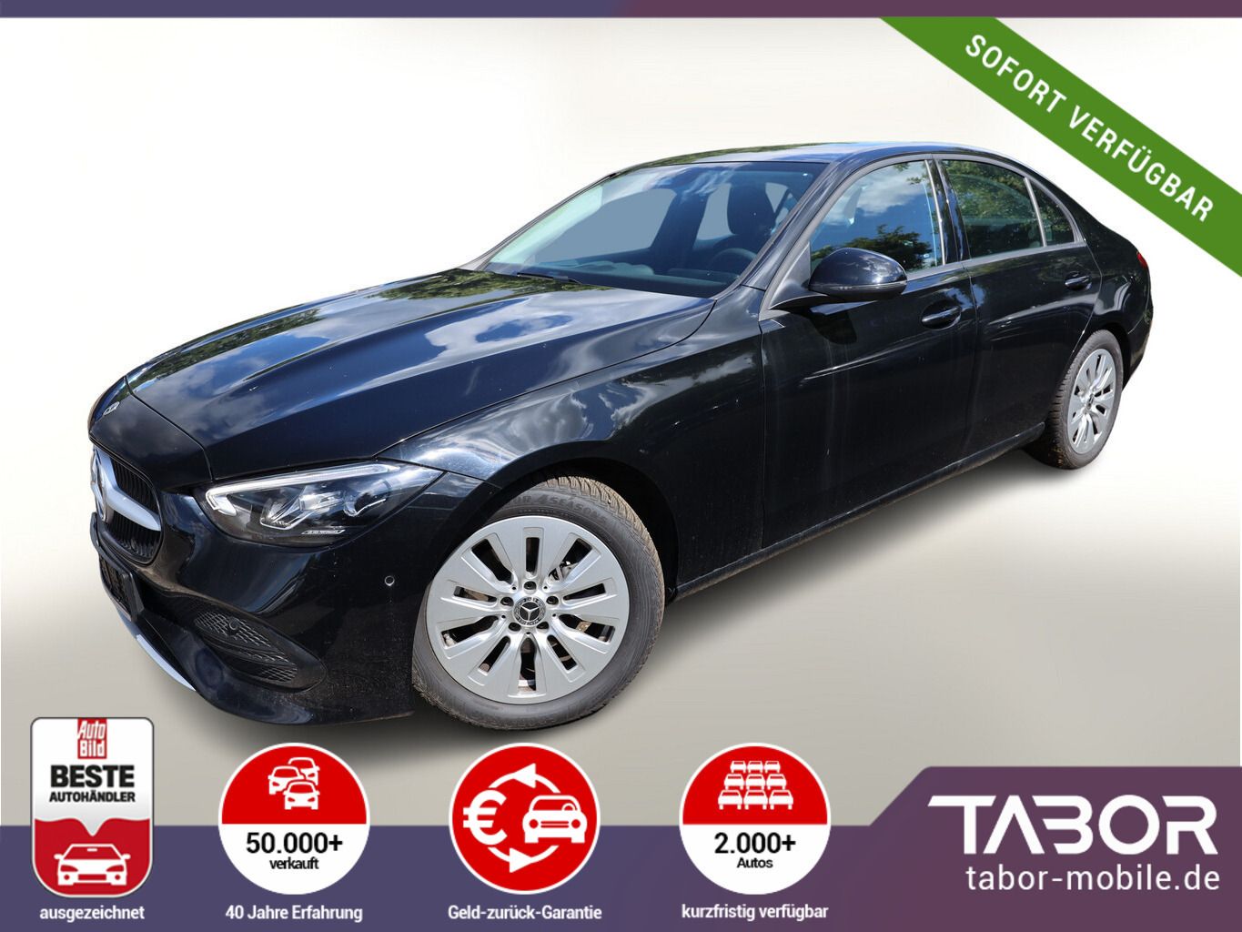 Mercedes-Benz C 180 Aut. LED Nav ParkAs Kam SHZ Temp AppCo 17