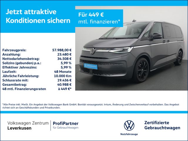 Volkswagen T7 Multivan Style lang DSG PANO AHK H/K NAVI ACC