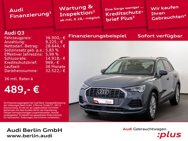 Audi Q3 45 TFSI e S tr. LED PANO RFK VIRTUAL