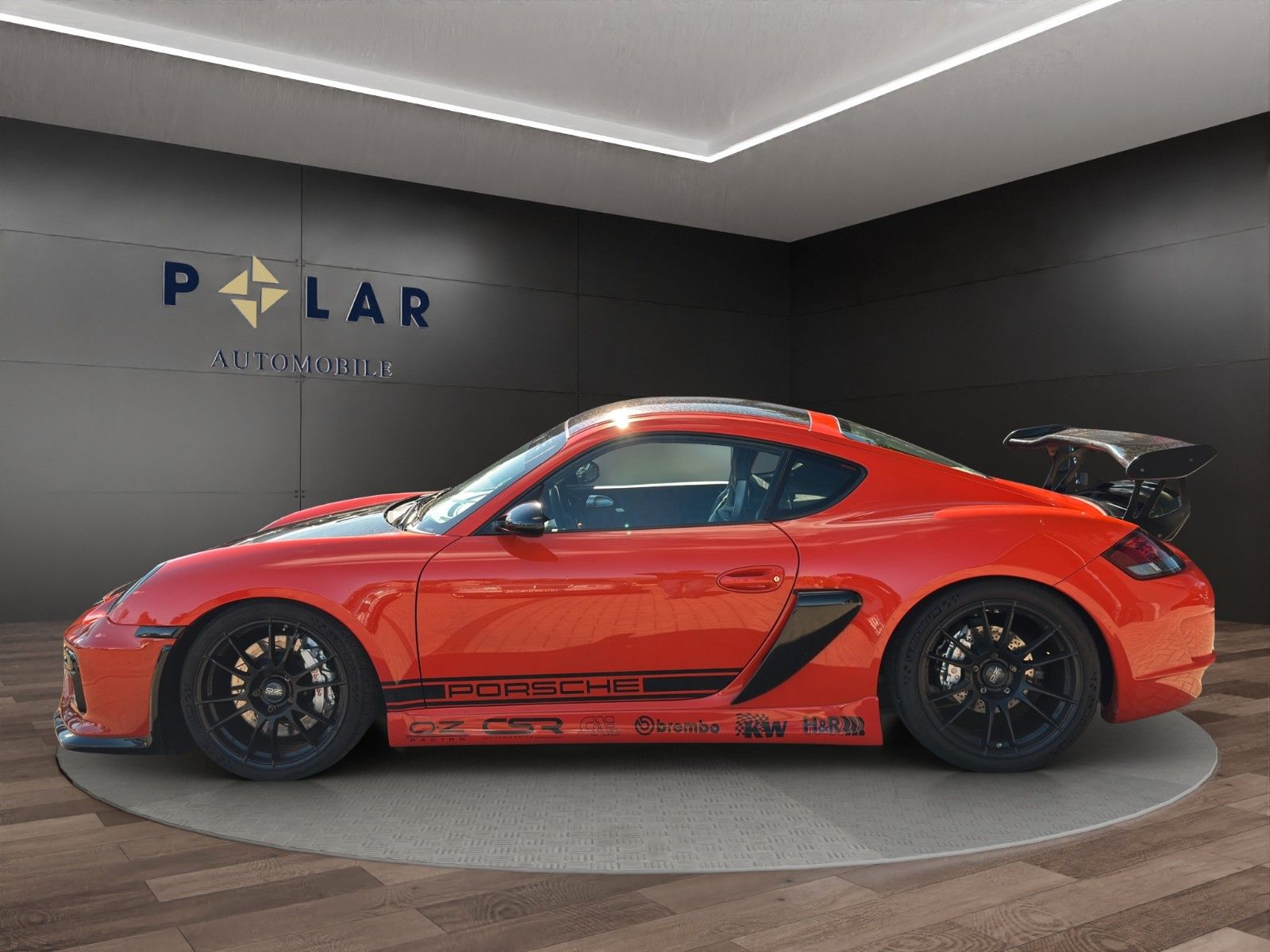 Fahrzeugabbildung Porsche Cayman S/ Rückfahrkamera/ KW-V3/OZ Ultraleggera