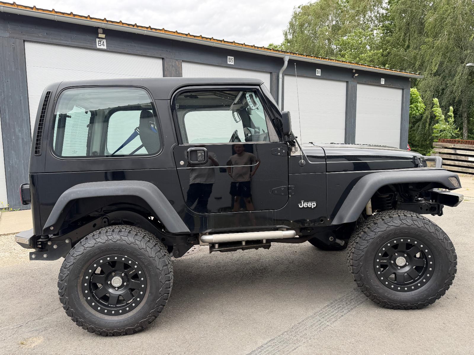 Jeep Wrangler TJ 4,7L V8 Umbau 17' Alus Seilwinde