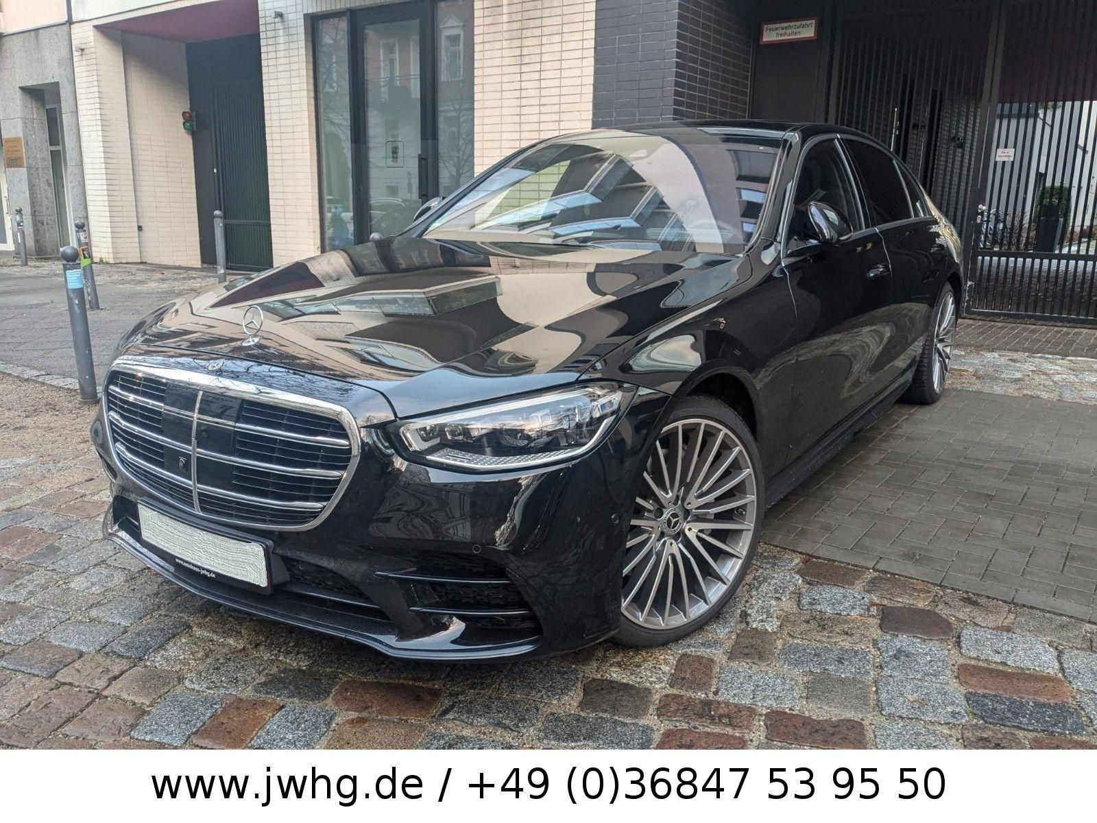 MERCEDES-BENZ S580 Lang 4M AMG Voll Chauffeur 21" UVP 182T€