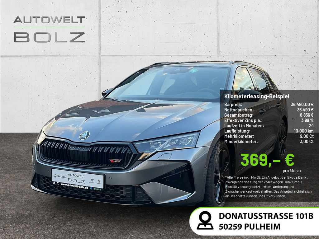 Octavia RS Combi 2.0 TSI Pano HUD Navi Kamera Di