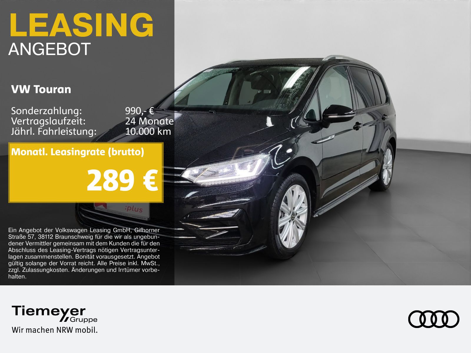 Volkswagen Touran 1.5 TSI DSG R-LINE LM17 NAVI KAMERA VIRTU