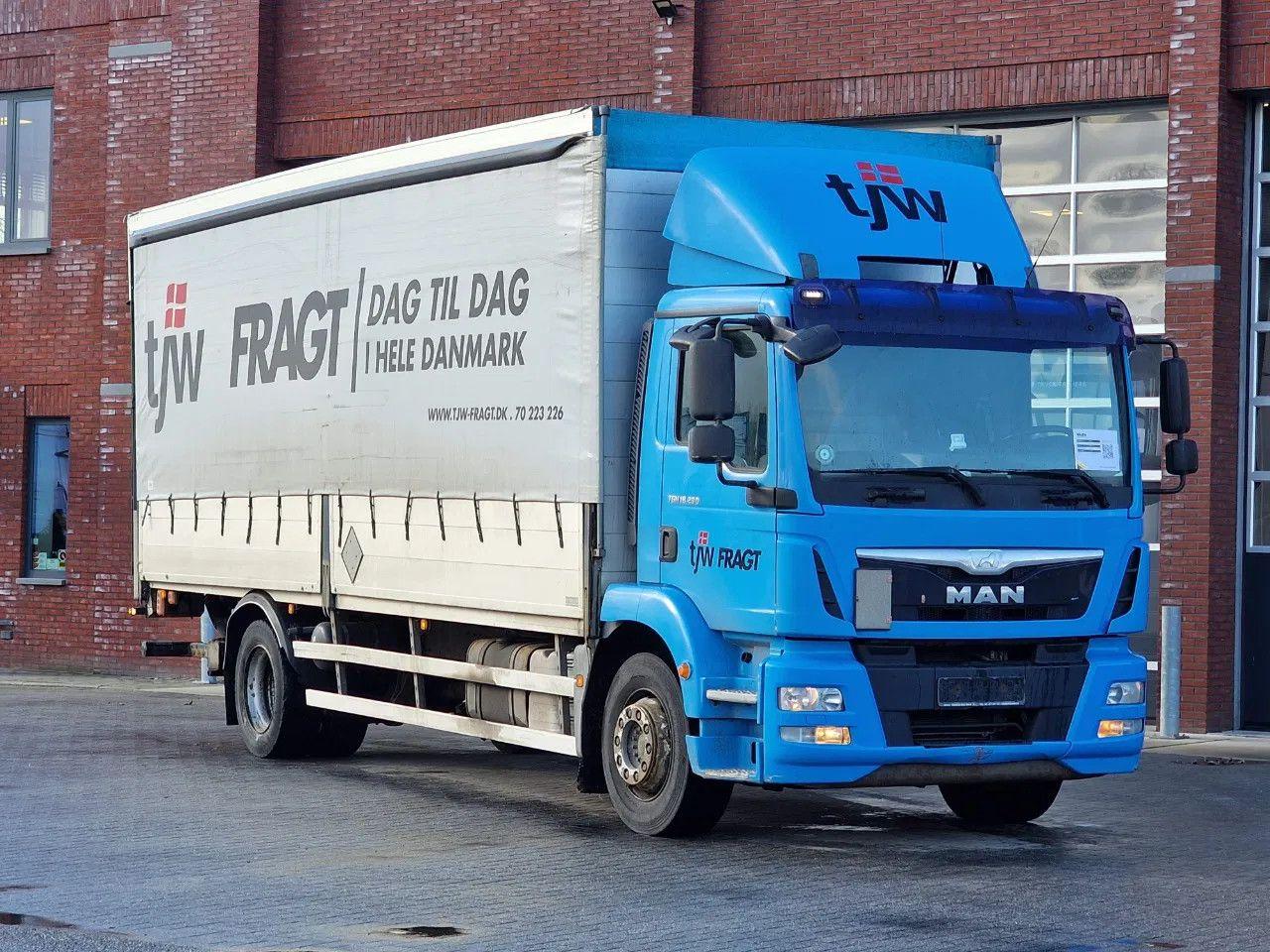 MAN TGM 18.290 - Tautliner with sideboards - Loadlif