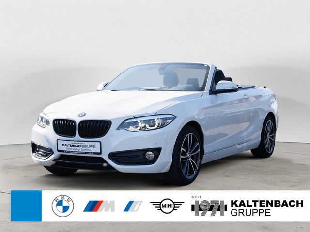 BMW 220i Cabrio Sport Line LED H/K SHZ PDC KLIMA