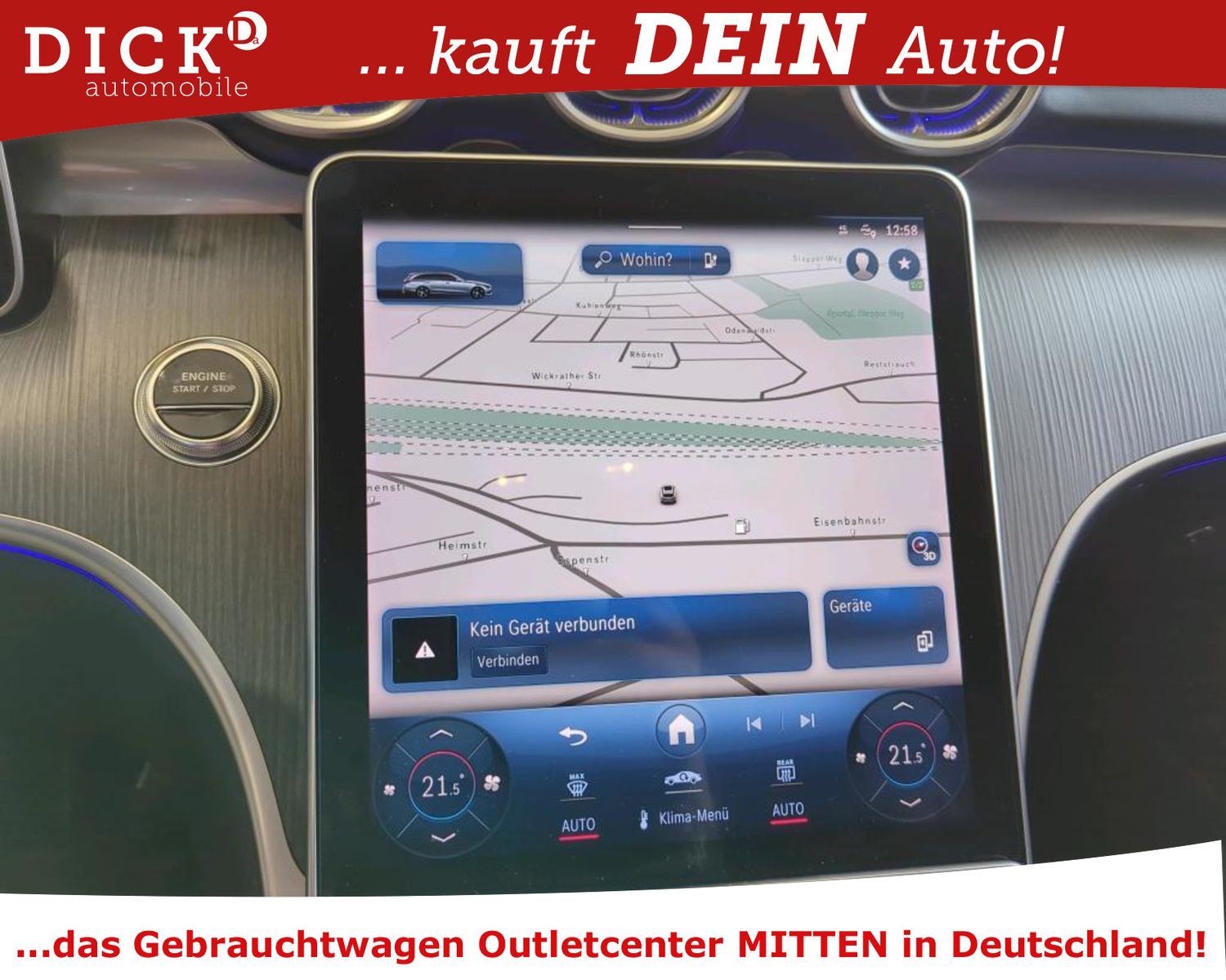 Fahrzeugabbildung Mercedes-Benz C 300e T 9G AMG+/LED+/HUD/ACC/SHZ/HIFI/MASS/8Fa