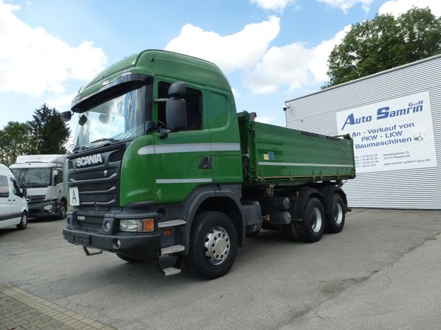 Scania G 450 6x4  Kipper-Blatt-Blatt-Meiler-Retarder-