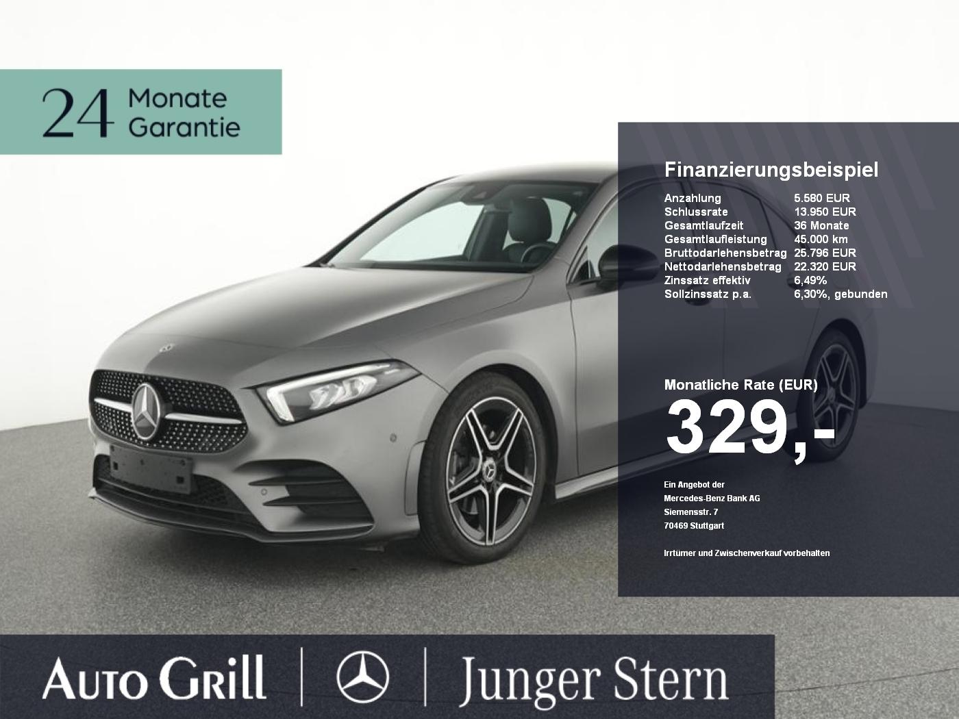 Mercedes-Benz A 200 d Lim. AMG Night magno Kamera LED