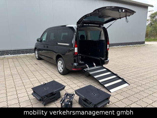 Volkswagen Caddy Maxi DSG Rollstuhlumbau 7-Sitzer Mietwagen