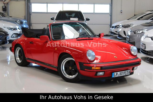 Porsche 911 Carrera 3.2 Cabriolet DE|Original|Indischrot